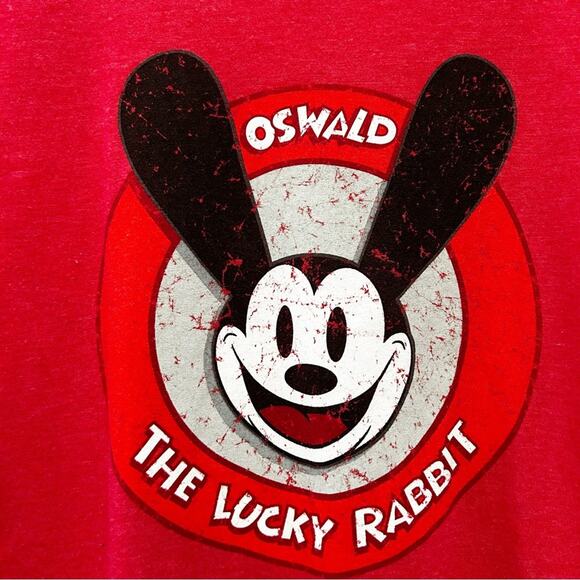 DISNEY PARKS Oswald The Lucky Rabbit T-Shirt Sz S - Picture 2 of 4